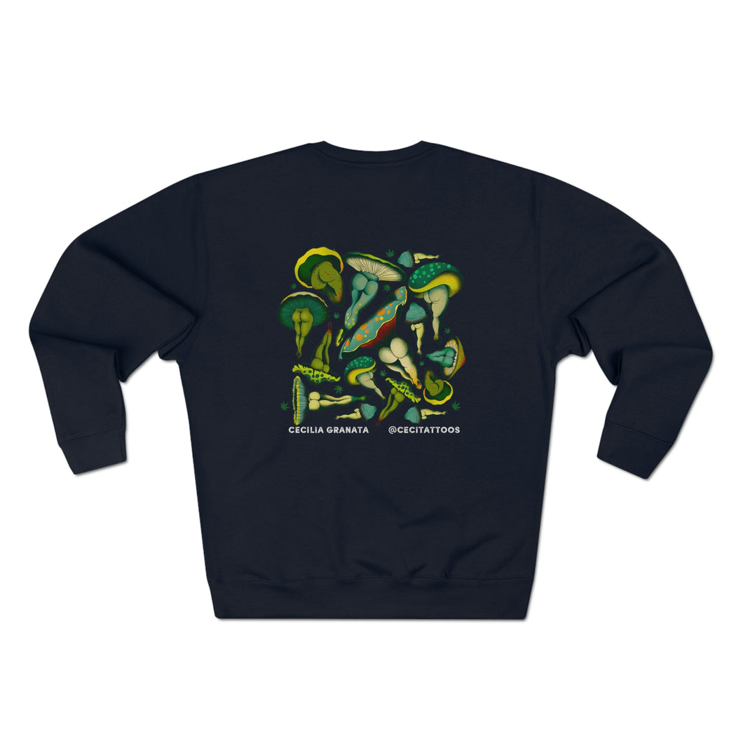 Crewneck Sweatshirt - Mush Love (Green)